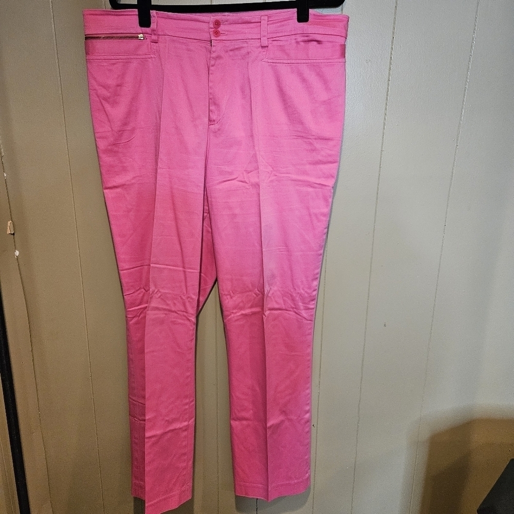 Ralph Lauren Jeans, Womens, Size 14W, Hot Pink, Stretchy, Summer, Travel